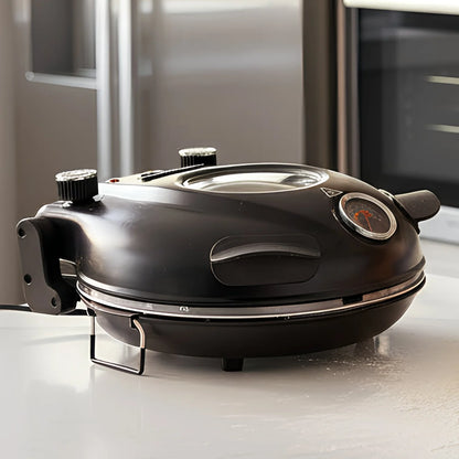 MisterChef Electric Pizza Oven with 12” Ceramic Stone & Viewing Window